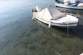 Kos Island\'s little fisher boat at the greek sea. Close to the Asclepeion and Ancient Gymnasion, Greece.